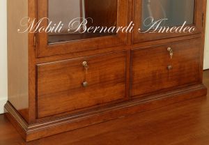 Classic style rifle handcrafted in solid walnut wood